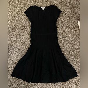 Club Monaco Black Midi Dress